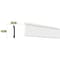 Ekena Millwork WM163E - 5"H x 1/2"P x 96"L Speed Base Moulding, PVC WM163EX96SWPV - alternate 5